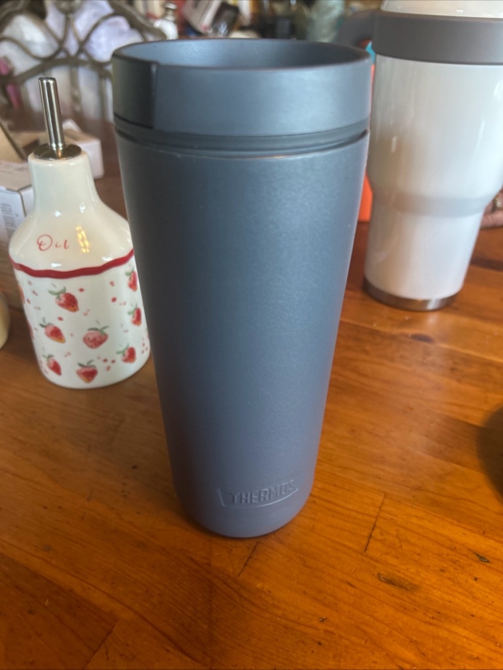 Thermos‎ Alta series Matte Slate Gray Travel Tumbler